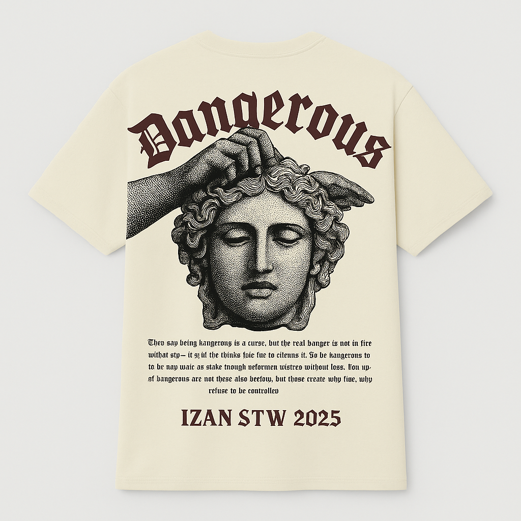 camiseta oversize DANGEROUS