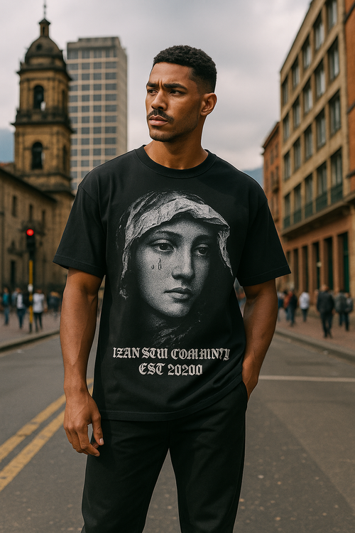 Camiseta oversize rostro PREMIUM