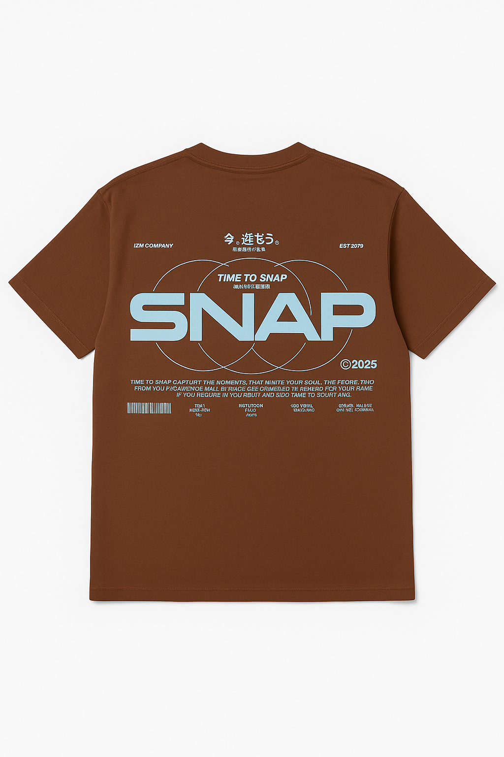 Camiseta snap unisex